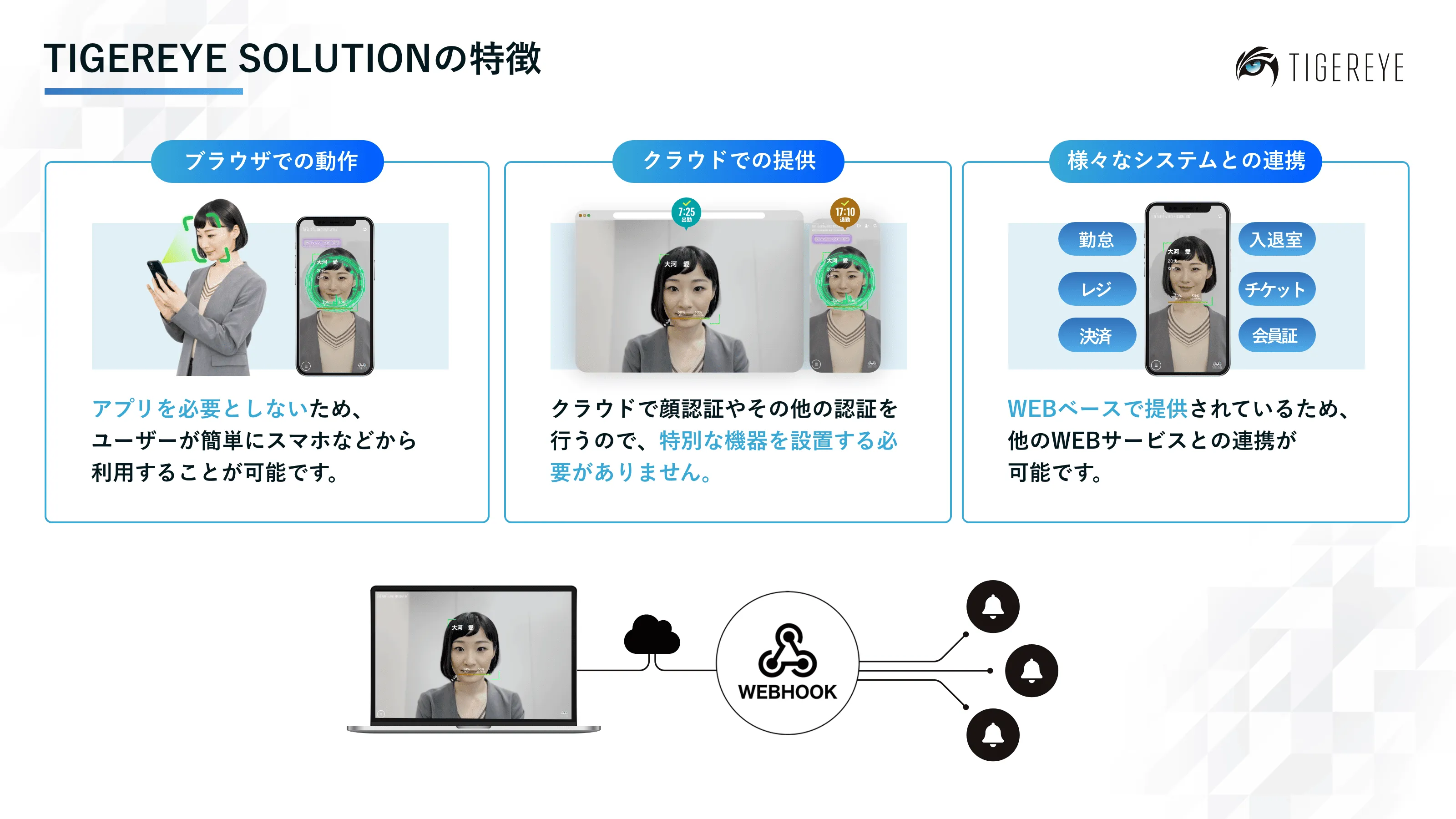 Features of TIGEREYE SOLUTION
