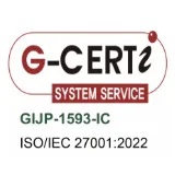 ISO/IEC 27001:2022 認証 認証登録番号：GIJP-1593-IC