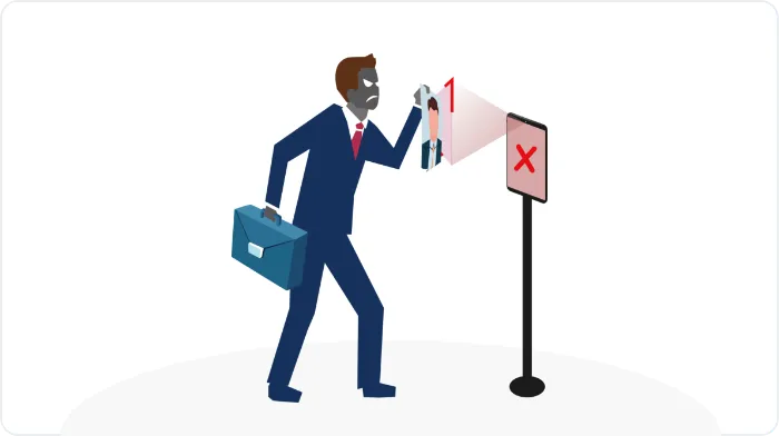 Prevention of impersonation and fraud in self-authentication by users