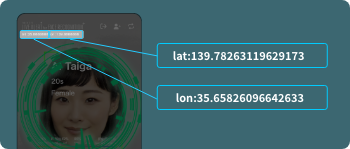 Records location information at the time of imprinting