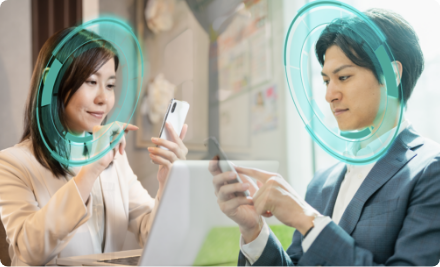 Ideal for environments where dedicated terminals such as PCs are not or cannot be granted.