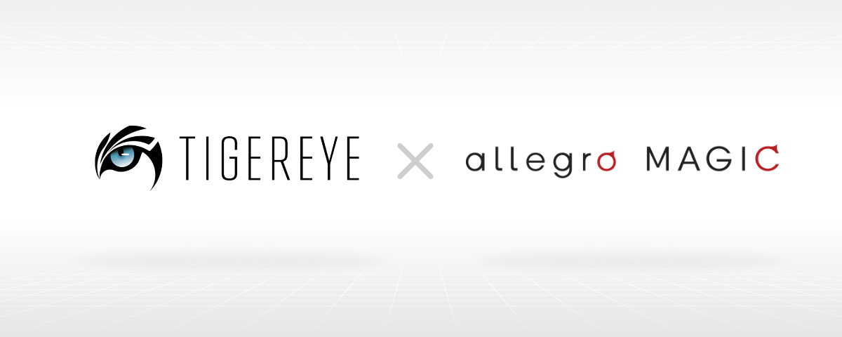 株式会社TIGEREYE、株式会社アレグロマジックと代理店契約を締結